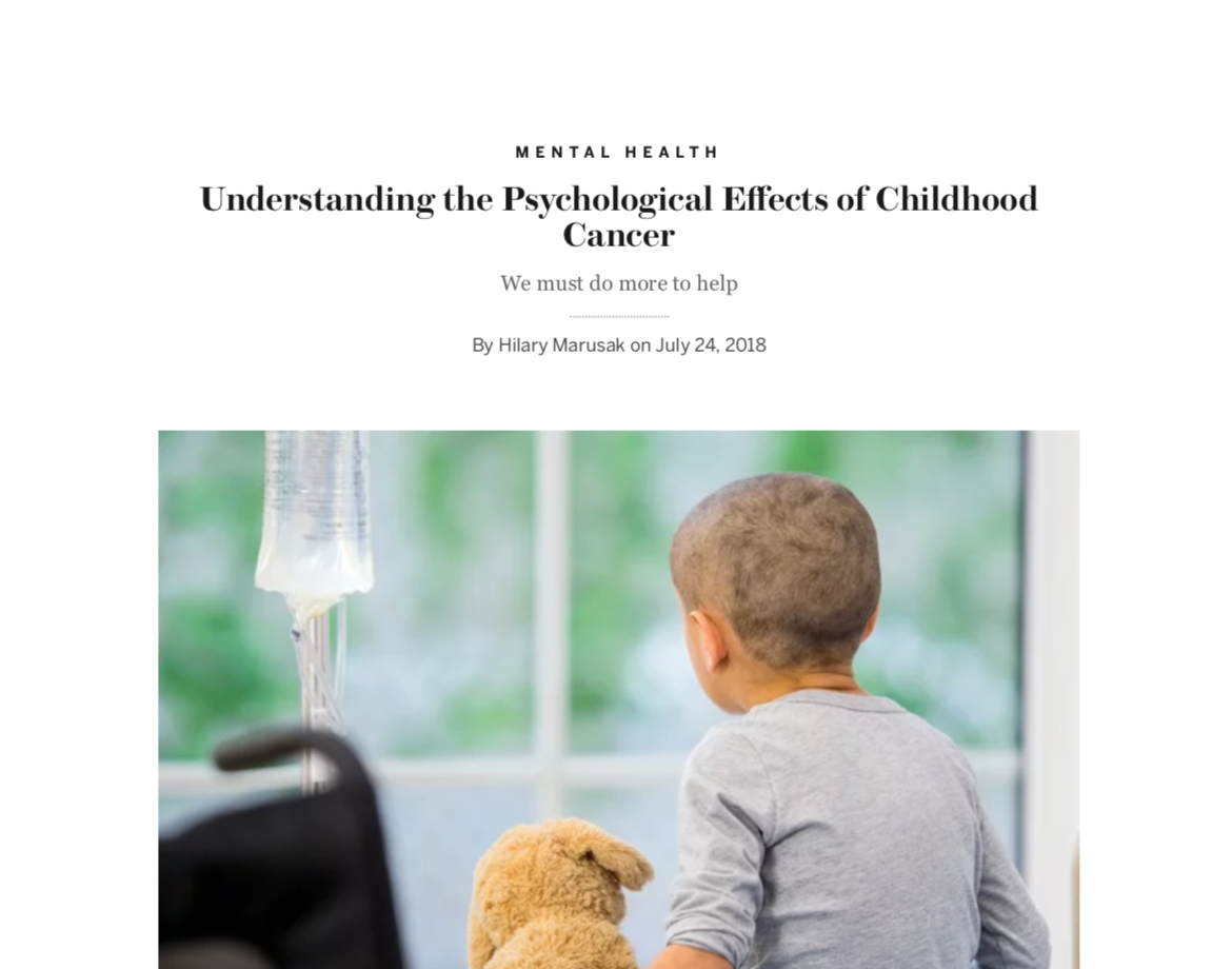 Understanding the Psychological Effects of Childhood Cancer